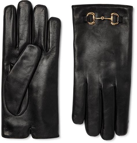 gucci ladies gloves cashmere|Gucci women's leather gloves.